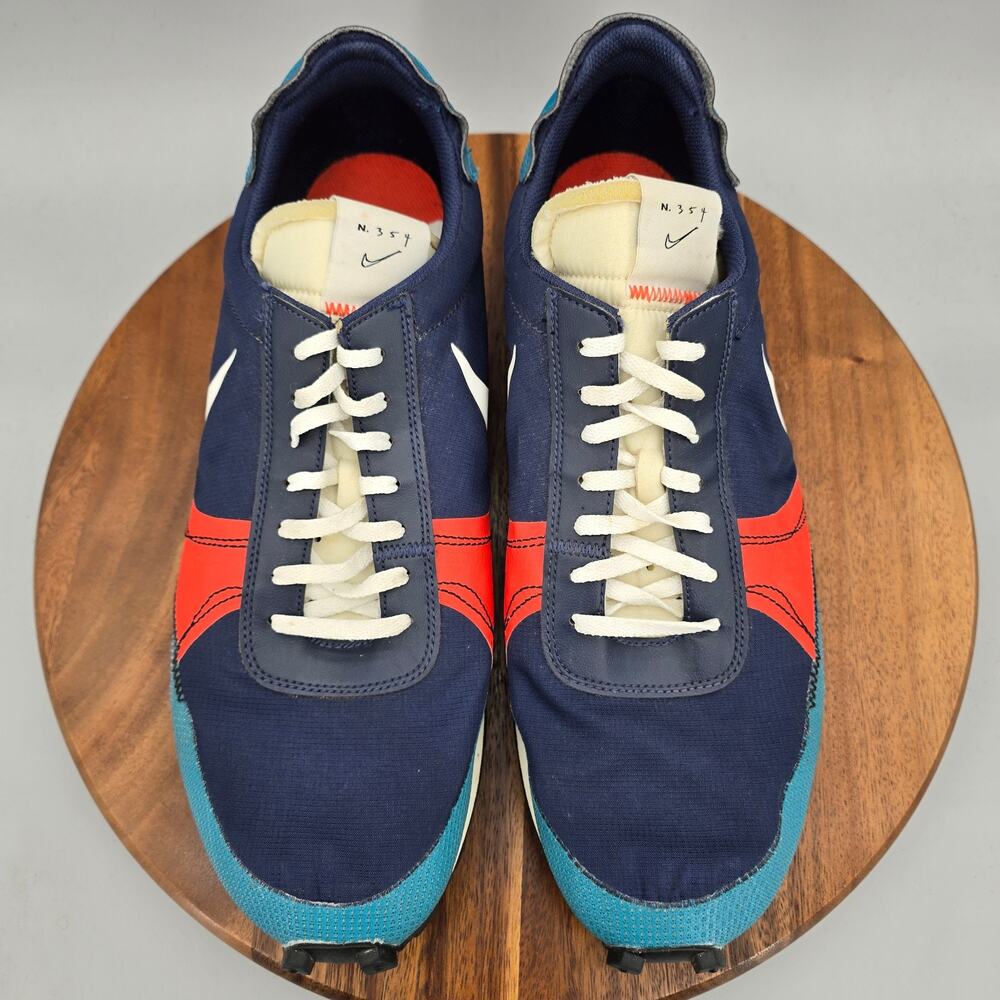 Nike Daybreak Type SE Shoes Mens 15 Navy Blue Orange Running Athletic Sneakers - Picture 5 of 8